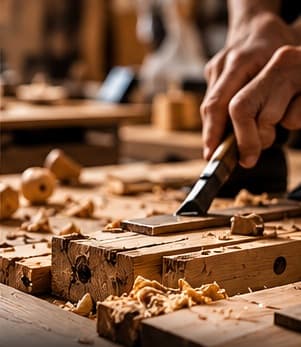 Jonge Investments craftsmanship in the workshop